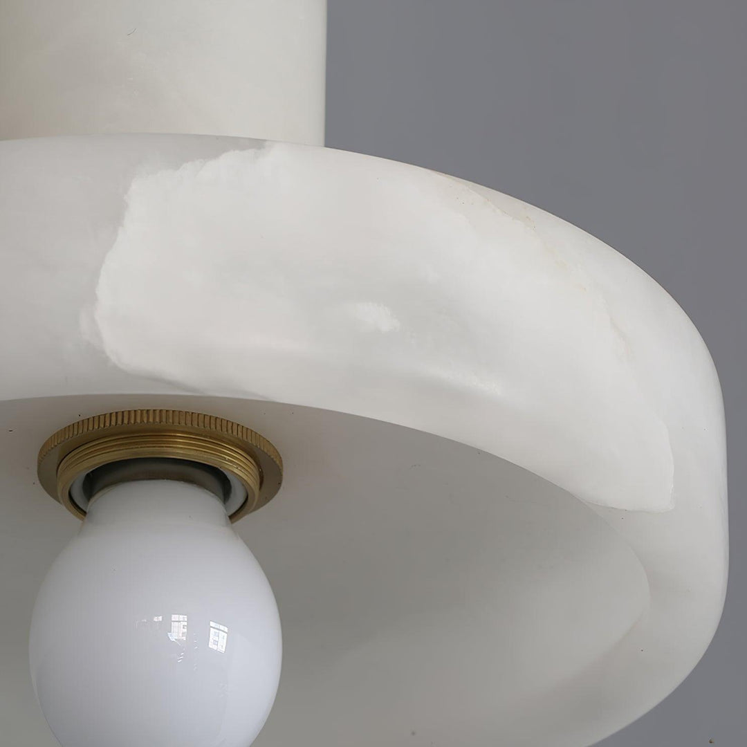 Carrara Alabaster Pendelleuchte