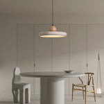 Load image into Gallery viewer, Travertine Wood Plug-In Pendant Light