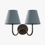 Load image into Gallery viewer, Luvora Fabric Shade Wall Sconce with Drum Shade - Classic Pleated Sconce Light