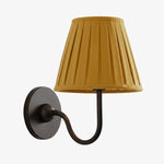 Load image into Gallery viewer, Luvora Fabric Shade Wall Sconce with Drum Shade - Classic Pleated Sconce Light