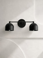 Load image into Gallery viewer, Metio Dome Vanity Wall Light – Mid-Century Fixture for Bathroom