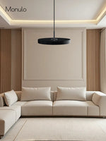 Load image into Gallery viewer, Modern Disc Pendant Light — Nordic Minimalist Fixture for Dining &amp; Kitchen

