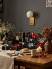 Metio Dome Mid-Century Modern Metal Wall Sconce – Dome Silhouette Wall Sconce for Living Room