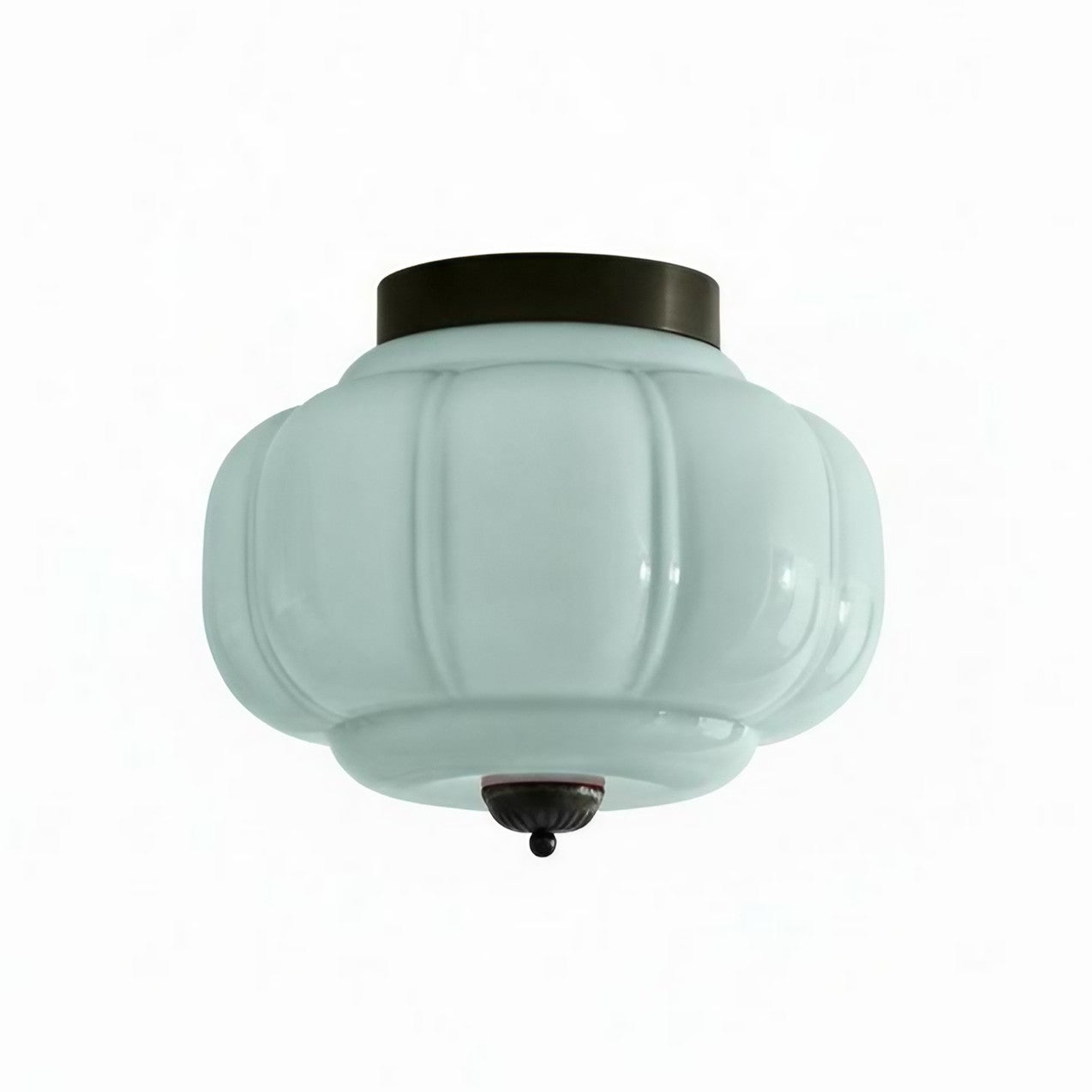 Retro Milk Semi Flush Mount Eloise Ceiling Light
