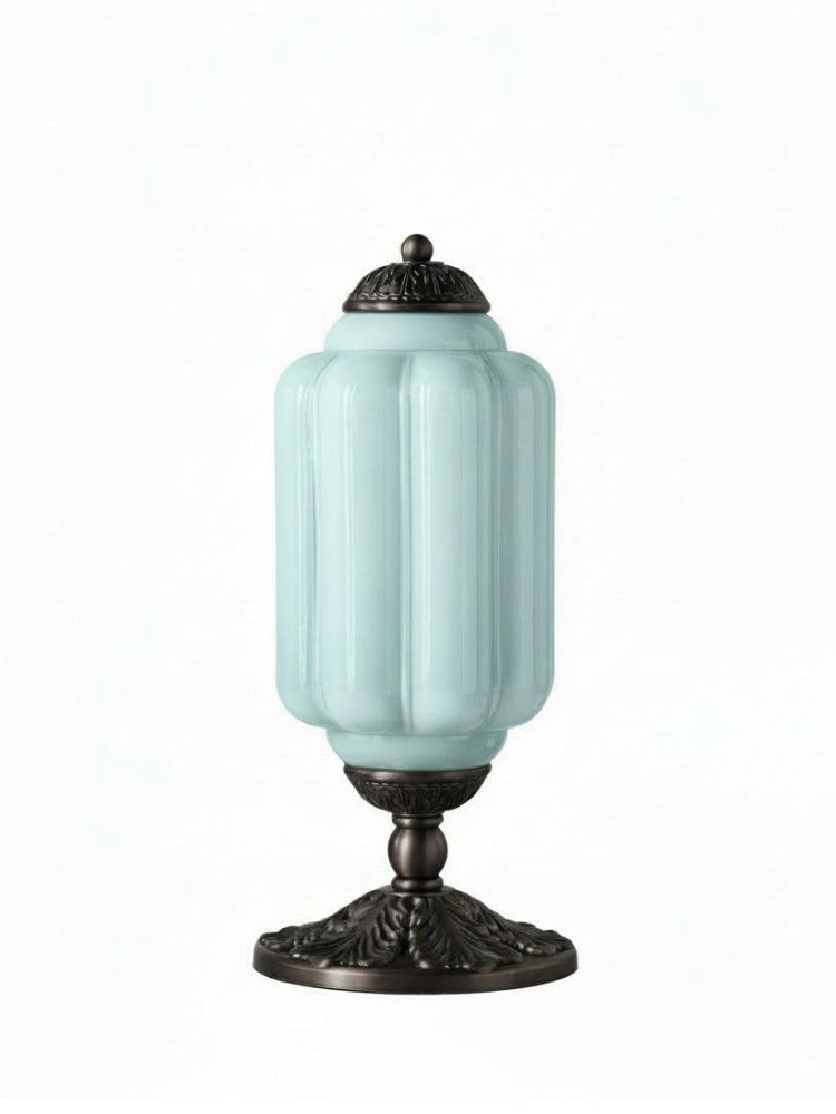 Vintage Glas Eloise Tischlampe