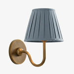 Load image into Gallery viewer, Luvora Fabric Shade Wall Sconce with Drum Shade - Classic Pleated Sconce Light