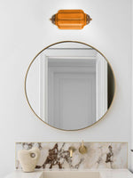 Charger l&#39;image dans la visionneuse de galerie, Applique murale vintage en verre laiteux Eloise pour chevet, couloir 
