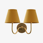 Load image into Gallery viewer, Luvora Fabric Shade Wall Sconce with Drum Shade - Classic Pleated Sconce Light