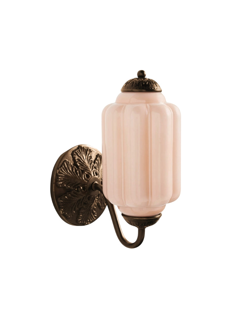 Vintage Milk Glass Sconce Bedside Hallway Eloise Wall Sconce