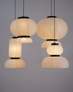 Load image into Gallery viewer, Rounded Layered Paper Plug-In Pendant