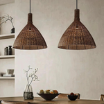 Load image into Gallery viewer, The Rattan Essence of the Islands Pendant Light