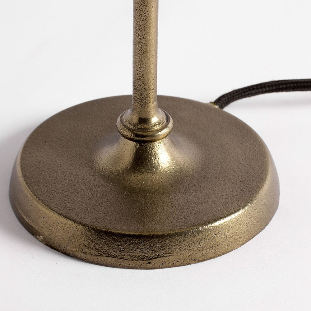 Roven Botanical Forged Metal Vintage Table Lamp - Rustic Accent for Living Room and Bedroom