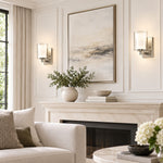 Cargar imagen en el visor de la Galería, Modern Double Glass Wall Sconces Set of 2