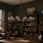 Cargar imagen en el visor de la Galería, American industrial chandelier room scene
