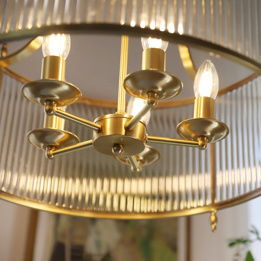 Candelabro de Vidrio Lambeth