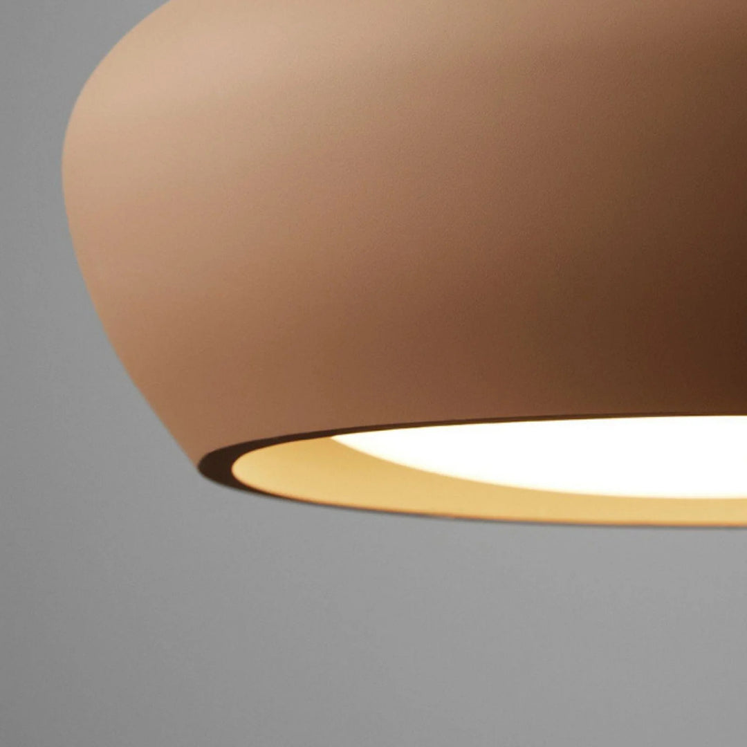 Luminaire de plafond en béton minimaliste Monocem – Applique encastrée élégante pour salon