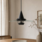 Load image into Gallery viewer, Moxellan Vintage Pendant Light – Modern UFO Pendant Lamp for Dining Room, Studio and Bar