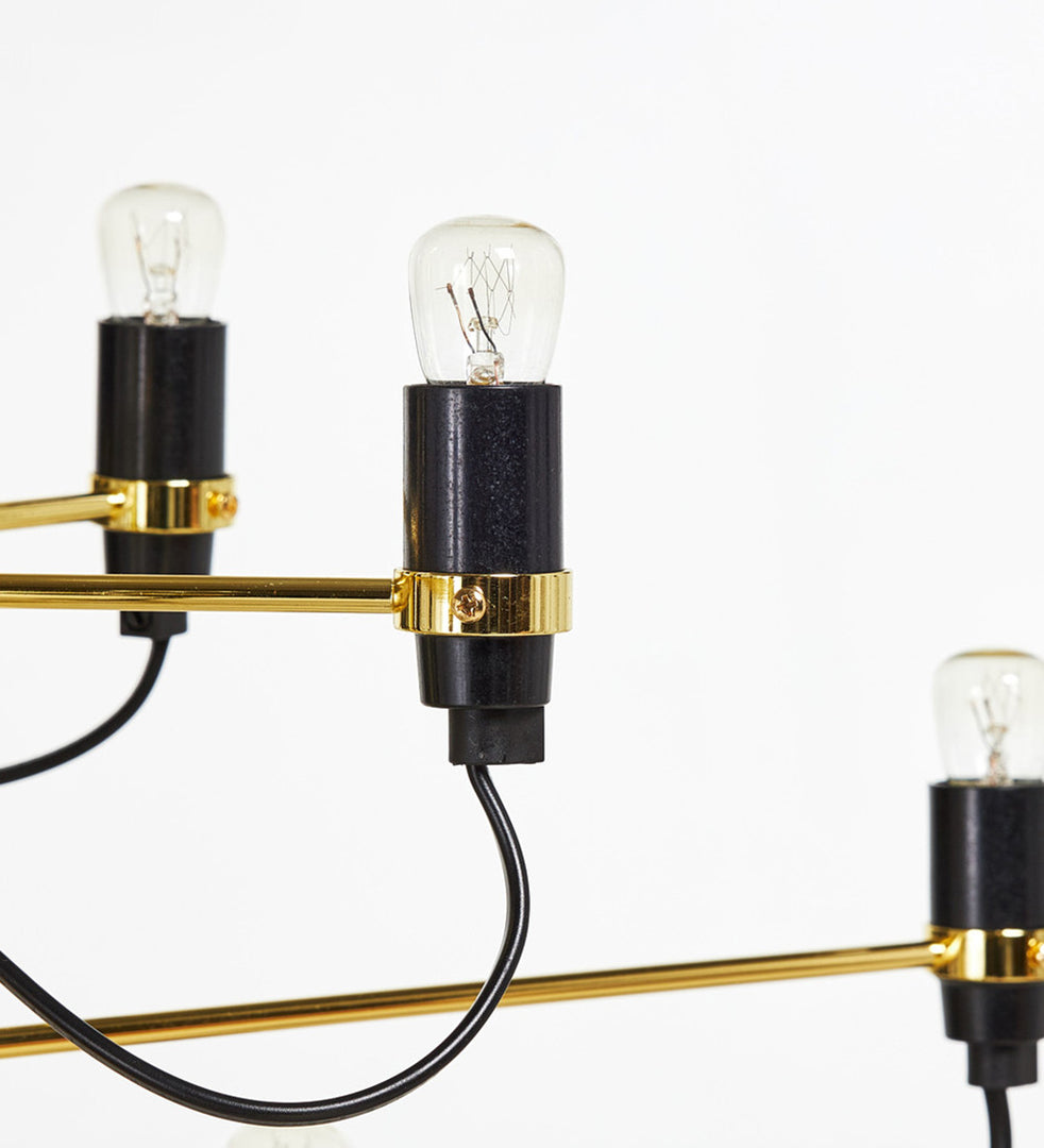 Tendrila Zeitgenössischer Mehrfachleuchter – Industrieinspirierte Metallaufhängung für Aufenthaltsräume N01