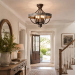 Bild in Gallery-Viewer laden, Foyer semi flush installation scene