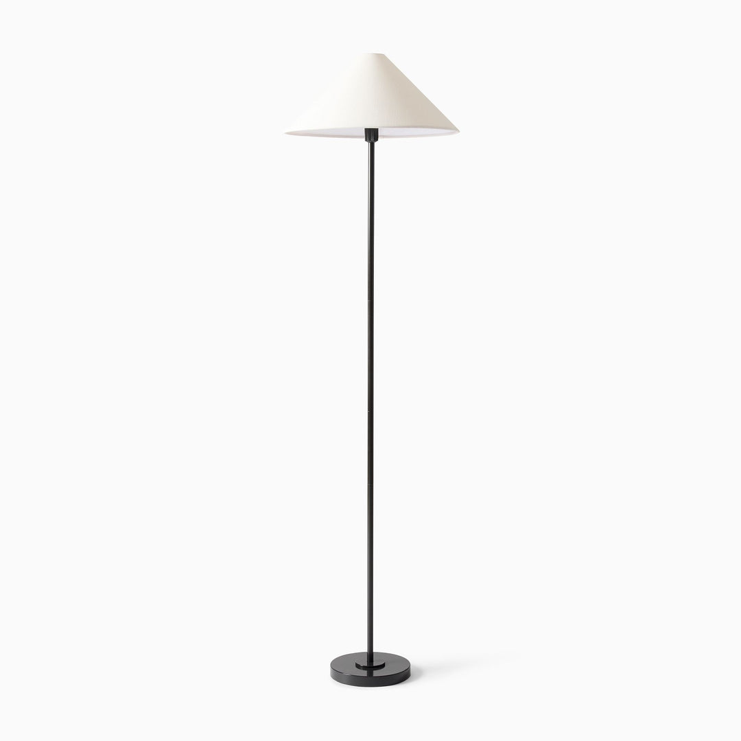 Lámparas de mesa y de pie Diora - Pantalla de lino, estilo lineal moderno, acento sofisticado