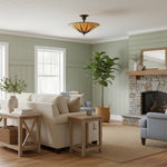 Load image into Gallery viewer, TF Colored Star Ceiling Light - Vintage Glass for Dining Rooms and Living Rooms