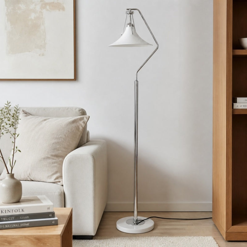 Kallera French Floor Lamp – Magnolia Design Decorative Light for Sofa Side and Reading Nook