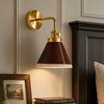 Cargar imagen en el visor de la Galería, Brown Leather Wall Sconce