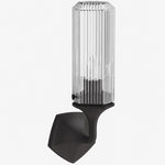 Cargar imagen en el visor de la Galería, Ridged Shade Armed Cup Metal Plate Wall Light