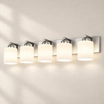 Charger l'image dans la visionneuse de galerie, Chrome 5 lights Opal Glass