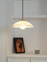 Load image into Gallery viewer, Natural Stone Plug-In Swag Pendant Light