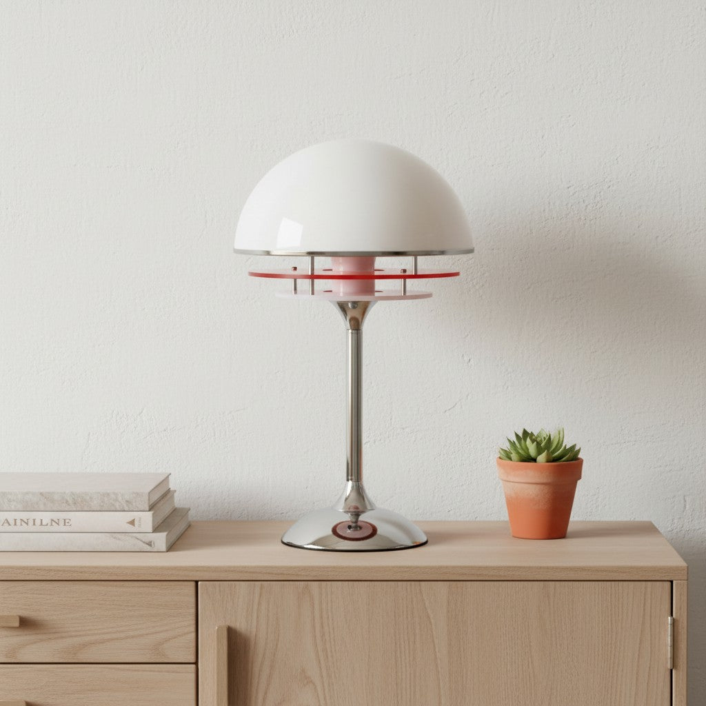 Sunset Bauhaus Vintage Style Acrylic Sunset Table Lamp - AFTERGLOW S2