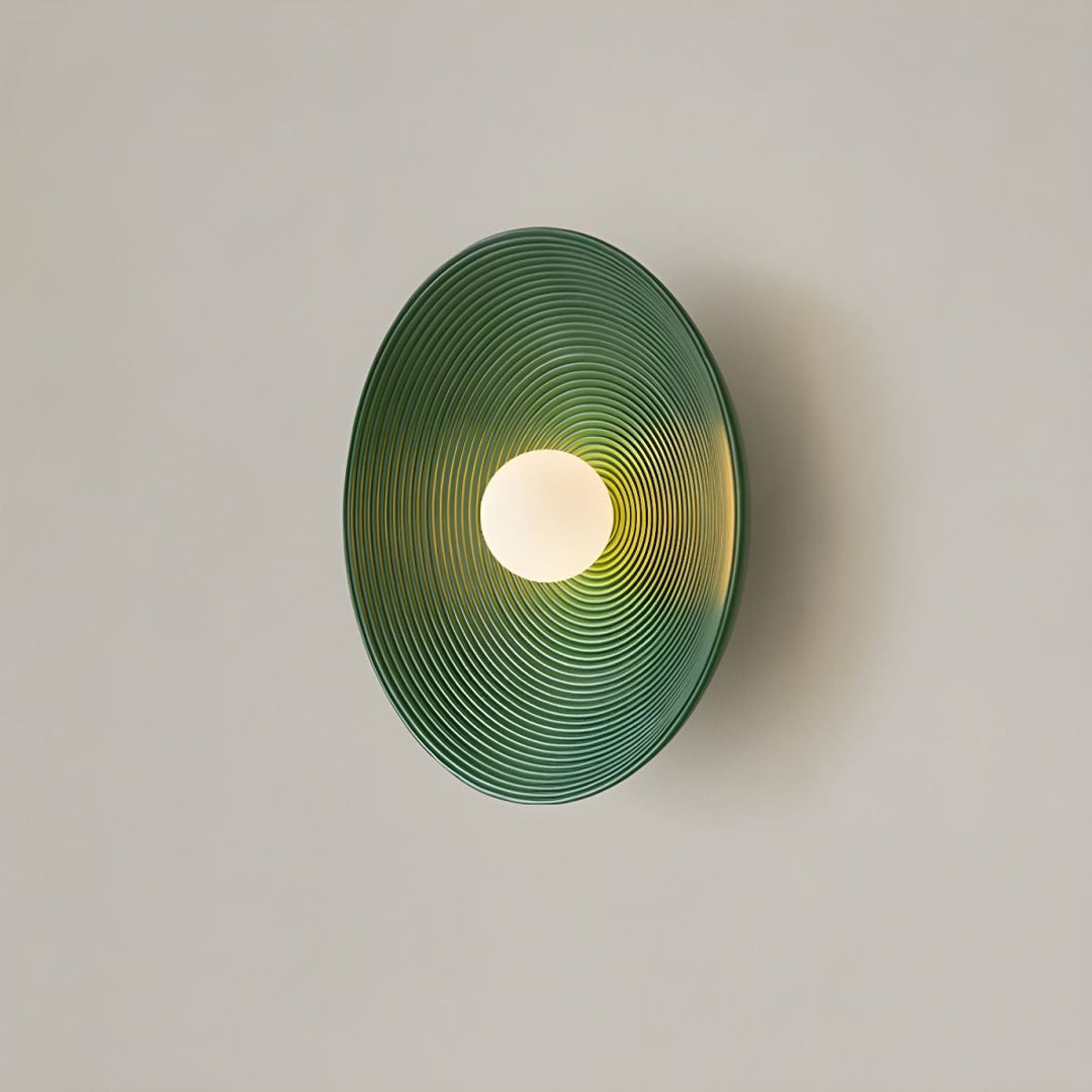 Retro Wabi Sabi Style Round Wall Light For Bedroom M44