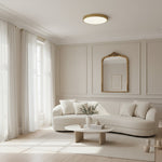 Charger l'image dans la visionneuse de galerie, Plafonnier LED Rond Minimaliste Rondi - Design Circulaire en Fer pour Salon et Chambre