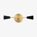 Cargar imagen en el visor de la Galería, Mobilux Line Minimalist Vanity Light Fixture - Mid Century Bathroom Sconce
