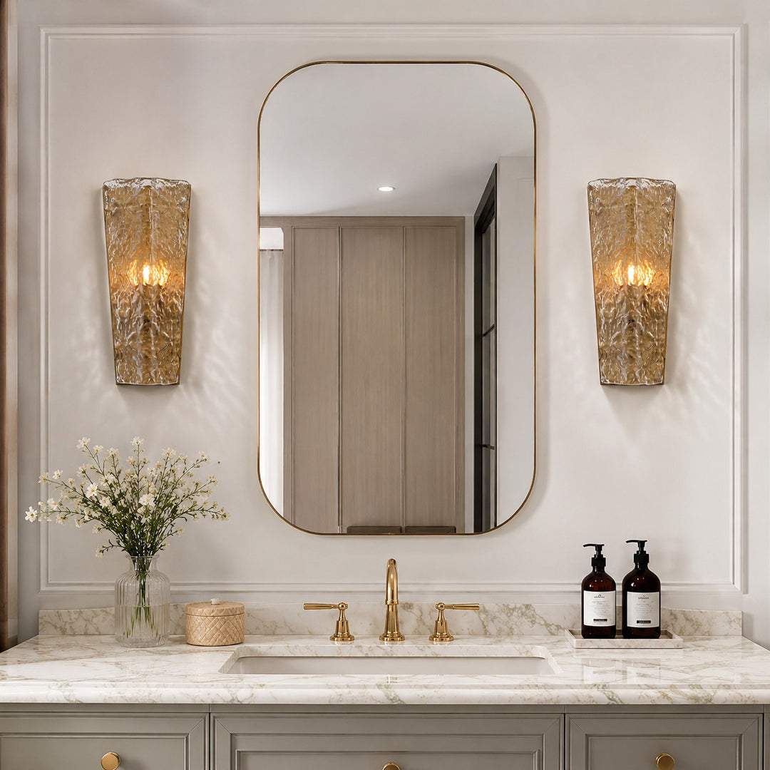 vanity pair installation scene