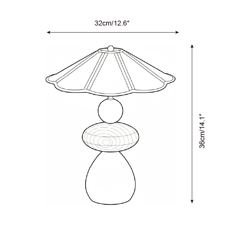 Lámpara de mesa enchufable Equinox