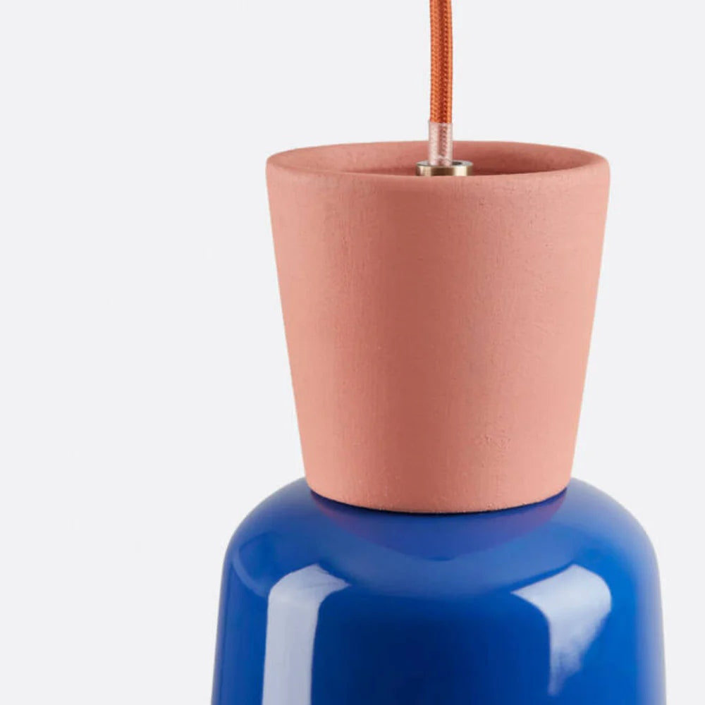 Suspension Bol Colorée Rétro Moderne Chromara pour Îlot de Cuisine et Salle à Manger