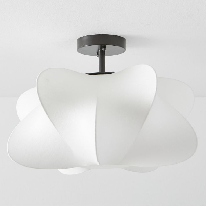 Lámpara colgante Havion Cocoon: pantalla minimalista de polímero con suspensión ajustable