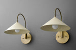 Load image into Gallery viewer, Curva Metal Vintage Wall Sconce  - Elegant Cone Shade for Bedrooms
