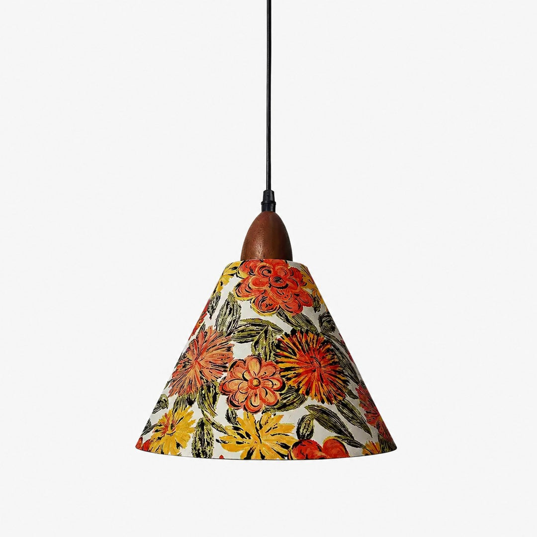 Liberty-Style Floral Fabric Pendant Light