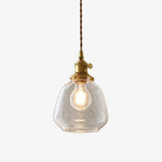 Charger l'image dans la visionneuse de galerie, Bubble Glass Brass Pendant Light