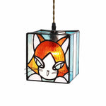 Charger l'image dans la visionneuse de galerie, stained glass cat pendant light SKU option