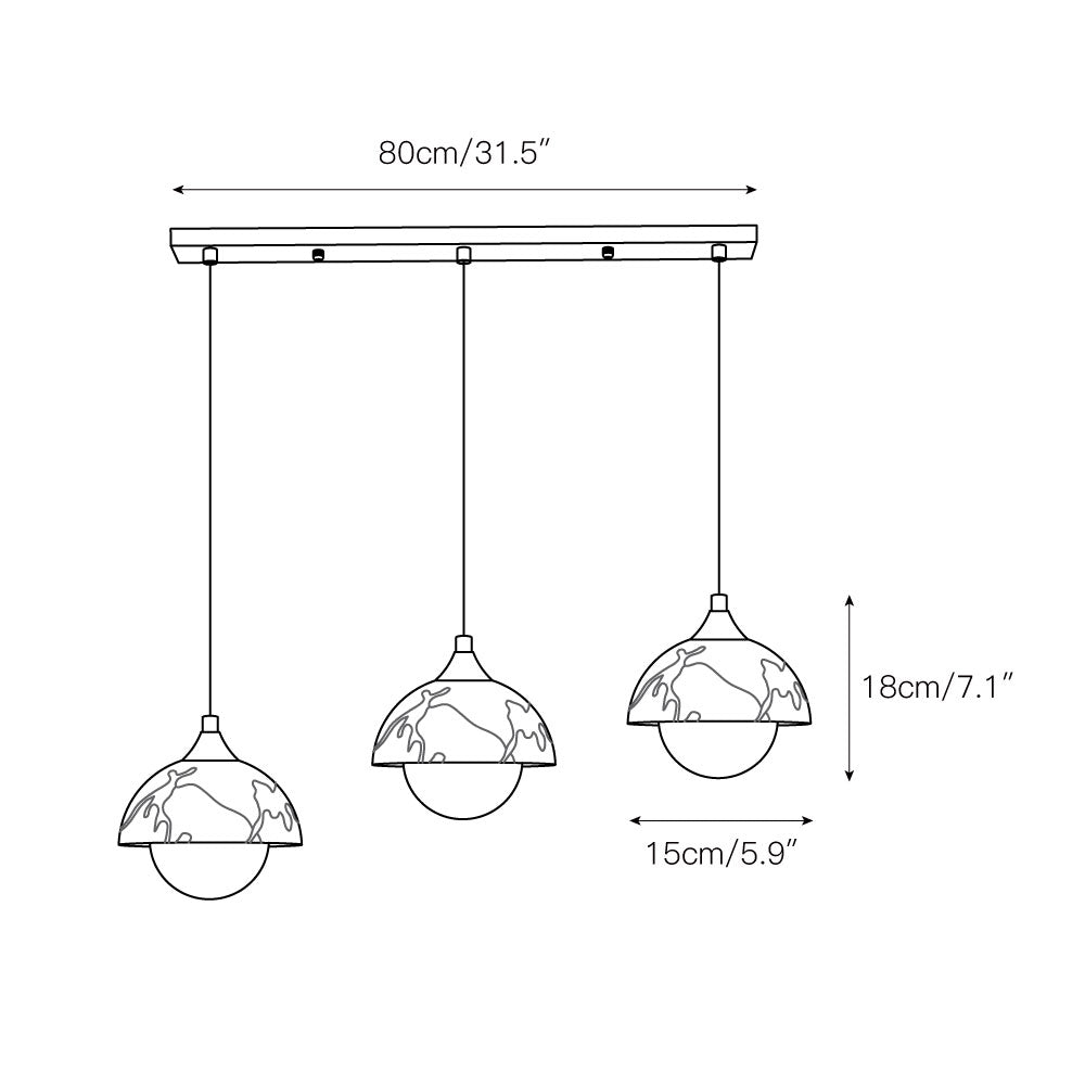 Artome Marmor Pendelleuchte