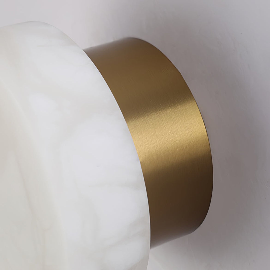 Lámpara de Pared Cilíndrica de Alabastro