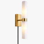 Load image into Gallery viewer, Modern Double Tube Design Plug-In Wall Sconce