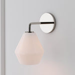 Load image into Gallery viewer, Merin Sculptural Glass Wall Lamp – Geometric Modern Wall Sconce for Bedrooms &amp; Hallways
