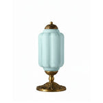 Bild in der Galerieansicht laden, Eloise Muschelschalen-Glasschirm Vintage-inspirierte Tischlampe für Schlafzimmer und Wohnzimmer Akzentbeleuchtung
