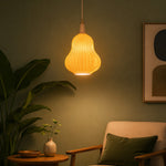 Load image into Gallery viewer, Ceramic pendant lamp in a reading corner
