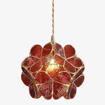 Load image into Gallery viewer, FloriVitre Pendant Light with Petal Silhouette - Vintage Style Lighting for Home Spaces