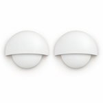Cargar imagen en el visor de la Galería, Downward Beam Half Dome Aluminium Wall Light